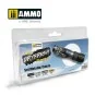 DRYBRUSH Set Metallic Colors Set - AMMO by MIG Jimenez A.MIG-7305