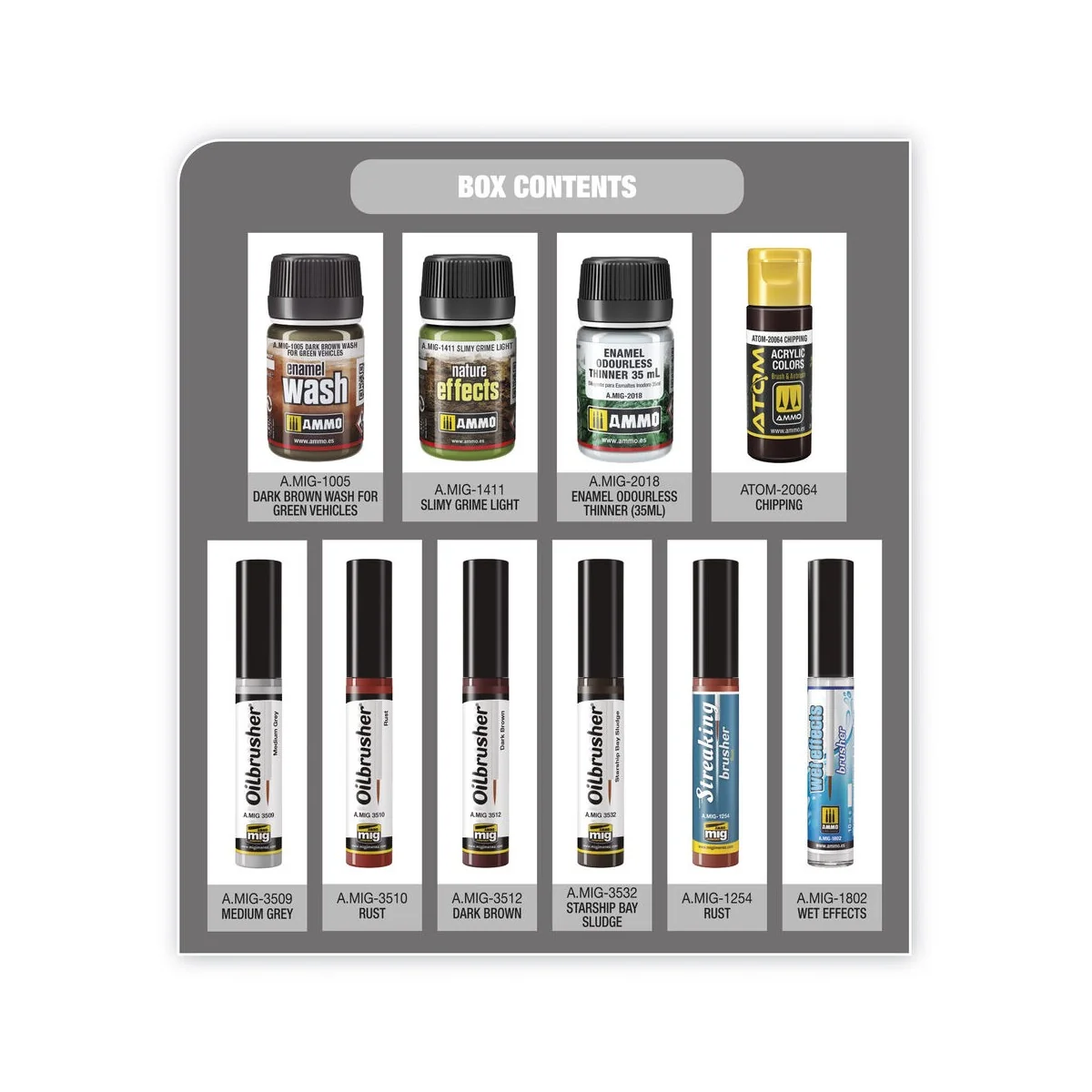 SUPER PACK Weathering for Ships and Submarines - AMMO by MIG Jimene...