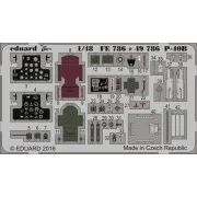 P-40B for Airfix, 1/48 - Eduard Accessories 49786
