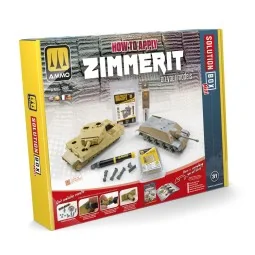 SOLUTION BOX MINI 31 - How to Apply ZIMMERIT in scale - AMMO by MIG... 2
