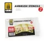 Airbrush Stencils 2 - Available Again - AMMO by MIG Jimenez A.MIG-8049