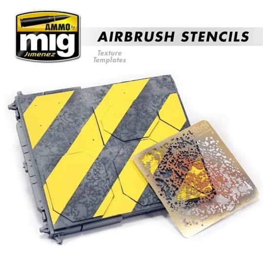 Airbrush Stencils - Available Again - AMMO by MIG Jimenez A.MIG-8035