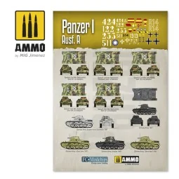 1/16 Panzer I Ausf. A Decals - AMMO by MIG Jimenez A.MIG-8060 2