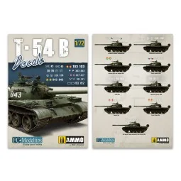 1/72 T-54B Decals - AMMO by MIG Jimenez A.MIG-8062 2