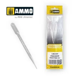 Large Pipettes 3mL (0.1 oz) - 4 pcs. - AMMO by MIG Jimenez A.MIG-8234 2