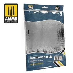 Aluminium Sheets 280mm x 195mm - AMMO by MIG Jimenez A.MIG-8247