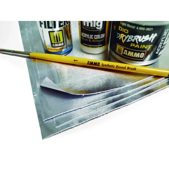 Aluminium Sheets 280mm x 195mm - AMMO by MIG Jimenez A.MIG-8247