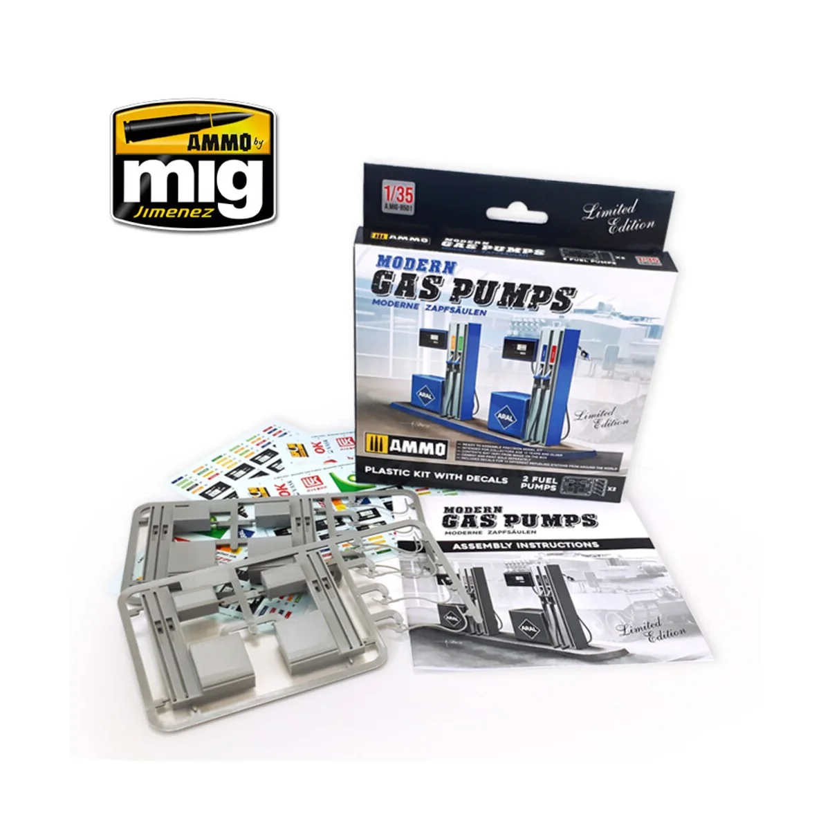 1/35 Gas Station, 1/35 - AMMO by MIG Jimenez A.MIG-8501