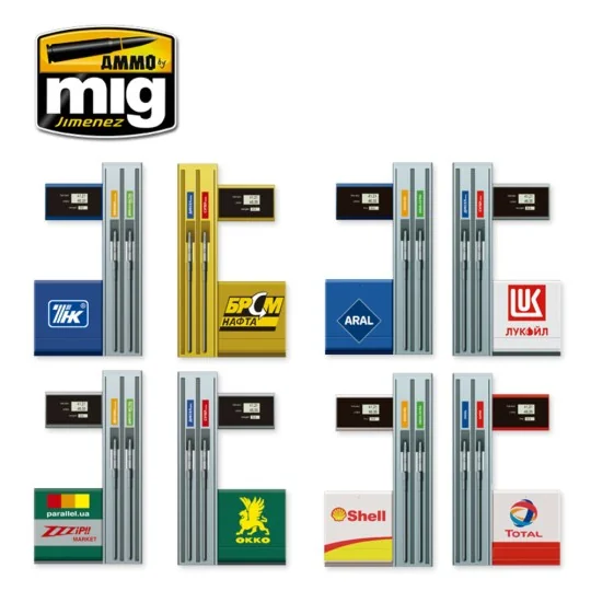 1/35 Gas Station, 1/35 - AMMO by MIG Jimenez A.MIG-8501