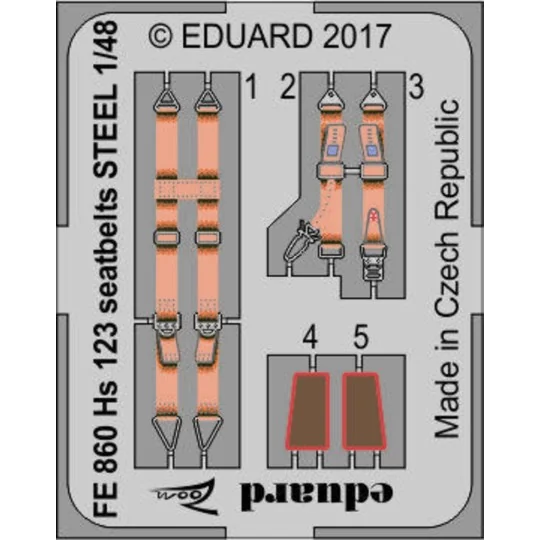 Hs 123 for Gaspatch Models, 1/48 - Eduard Accessories 49860