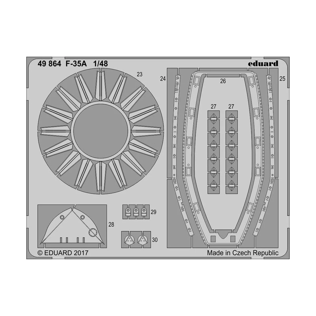 F-35A for Meng, 1/48 - Eduard Accessories 49864