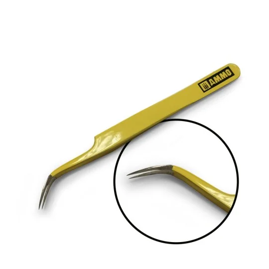 Curved Tweezers - AMMO by MIG Jimenez A.MIG-8544
