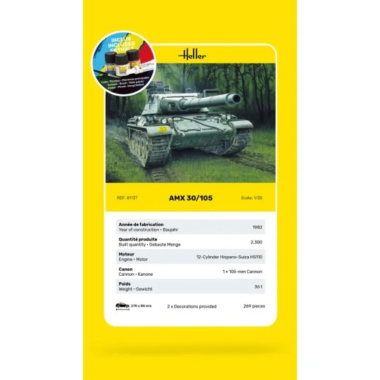 STARTER KIT AMX 30/105 - Heller 57137