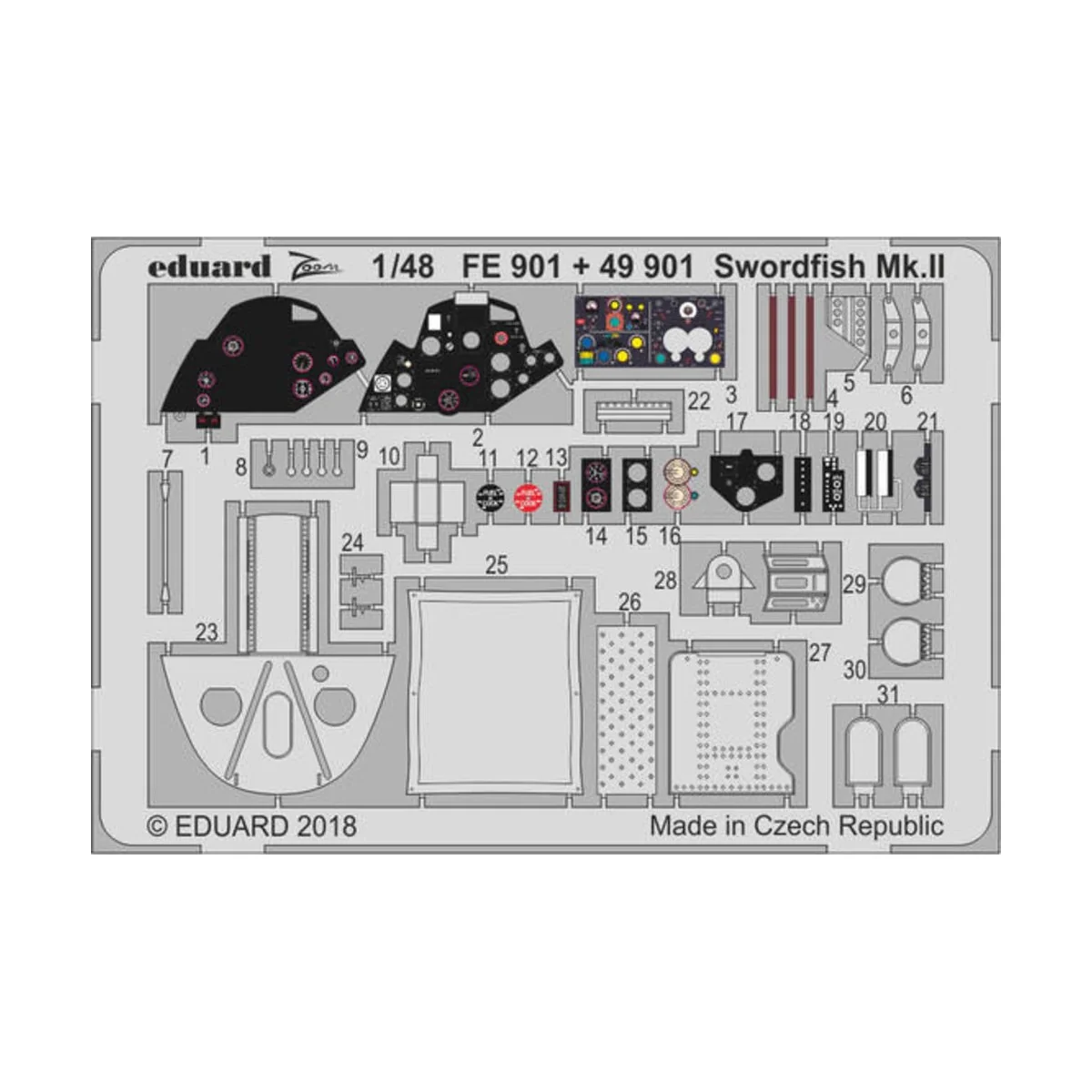 Swordfish Mk.II for Tamiya, 1/48 - Eduard Accessories 49901