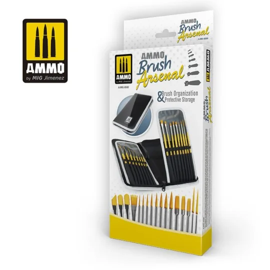 AMMO Brush Arsenal - Brush Organization & Protective Storage - AMMO...