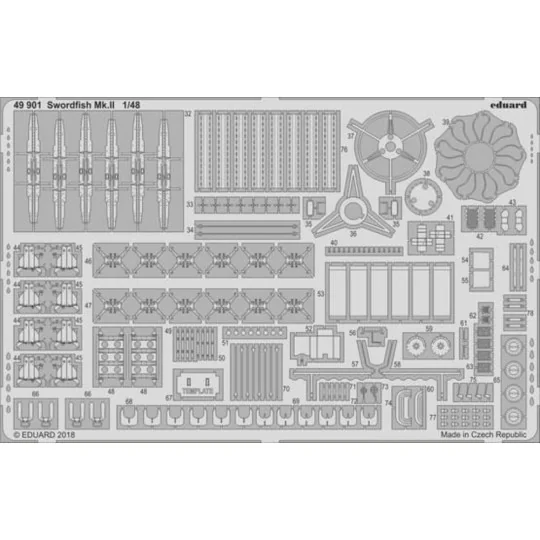 Swordfish Mk.II for Tamiya, 1/48 - Eduard Accessories 49901