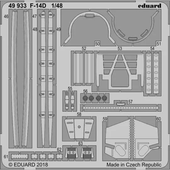 F-14D for Tamiya, 1/48 - Eduard Accessories 49933