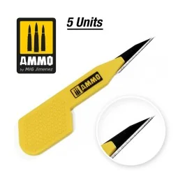 Precision Blade Straight - 5 pcs - AMMO by MIG Jimenez A.MIG-8685 2