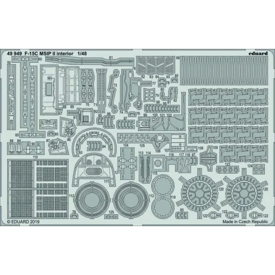 F-15C MSIP II interior f.Great Wall Hobb, 1/48 - Eduard Accessories...