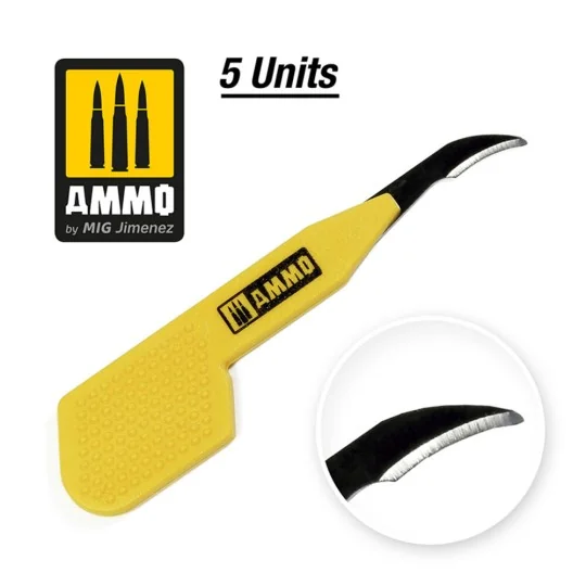 Precision Scalpel Ripper - 5 pcs - AMMO by MIG Jimenez A.MIG-8687
