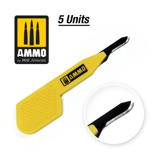 Precision Blade Curved - 5 pcs - AMMO by MIG Jimenez A.MIG-8686