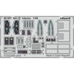 AH-1Z interior for Kitty Hawk - Eduard Accessories 49957