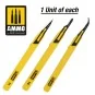 Mini Blade Set - 3 pcs. (1 Mini Blade Straight + 1 Mini Blade Curve...