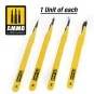 Standard Blade Set - 4 pcs. (1 Standard Straight + 1 Curved + 1 Rip...
