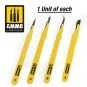 Standard Blade Set - 4 pcs. (1 Standard Straight + 1 Curved + 1 Rip...