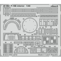 F-15E interior for Great Wall Hobby, 1/48 - Eduard Accessories 49964