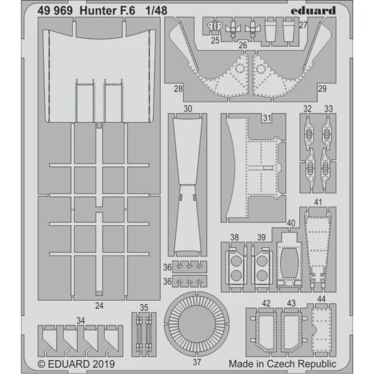 Hunter F.6 for Airfix - Eduard Accessories 49969