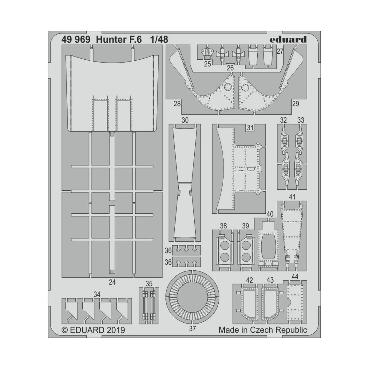 Hunter F.6 for Airfix - Eduard Accessories 49969