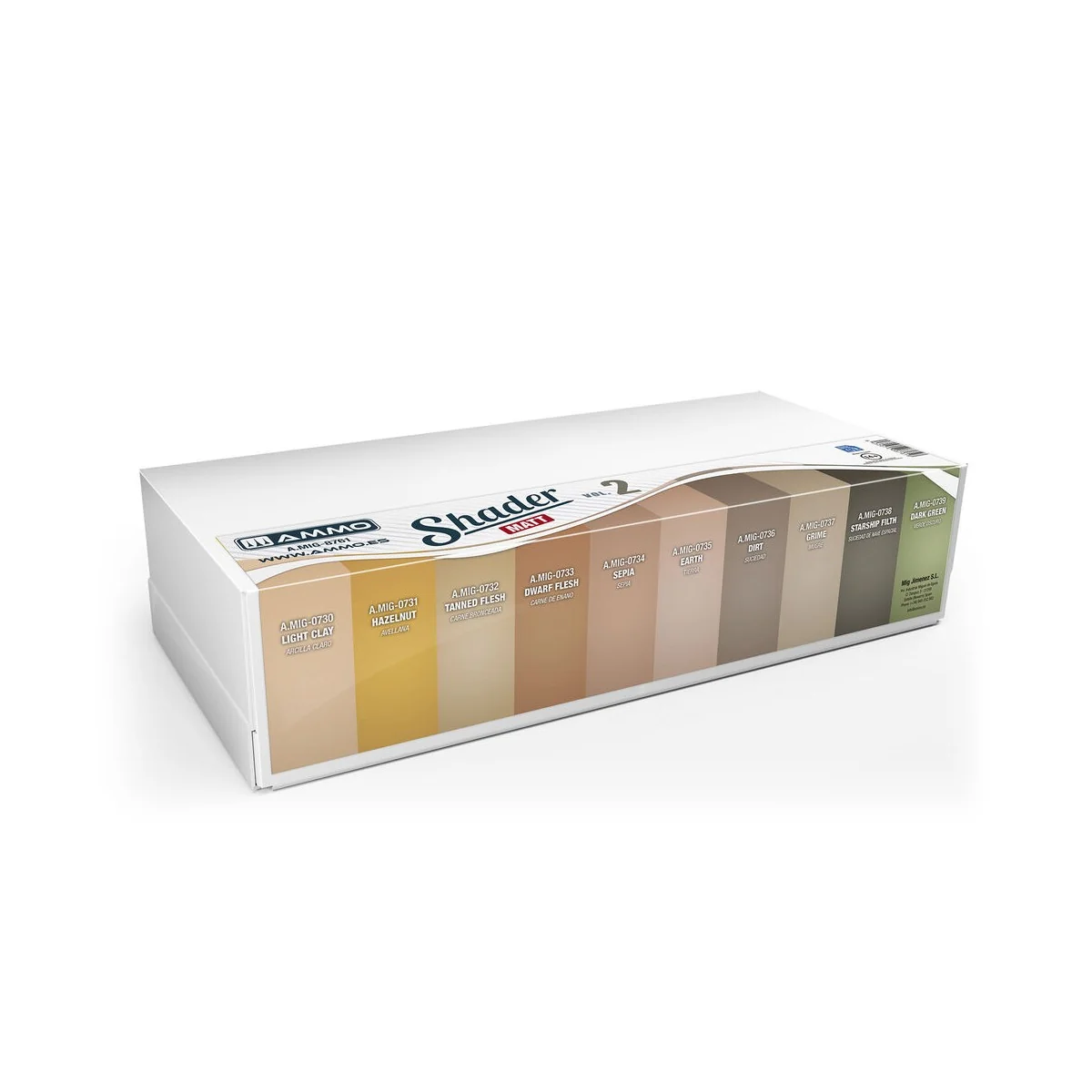 Shader Matt Vol.2 Display (10 kind of 17 ml Shaders Matt x 4 pcs. e...