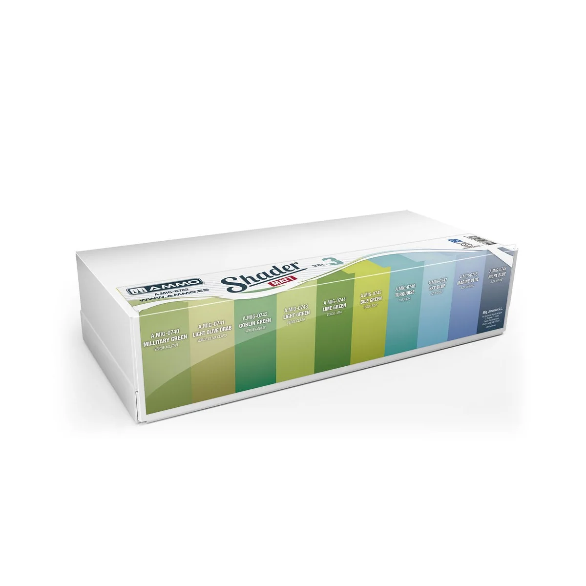 Shader Matt Vol.3 Display (10 kind of 17 ml Shaders Matt x 4 pcs. e...
