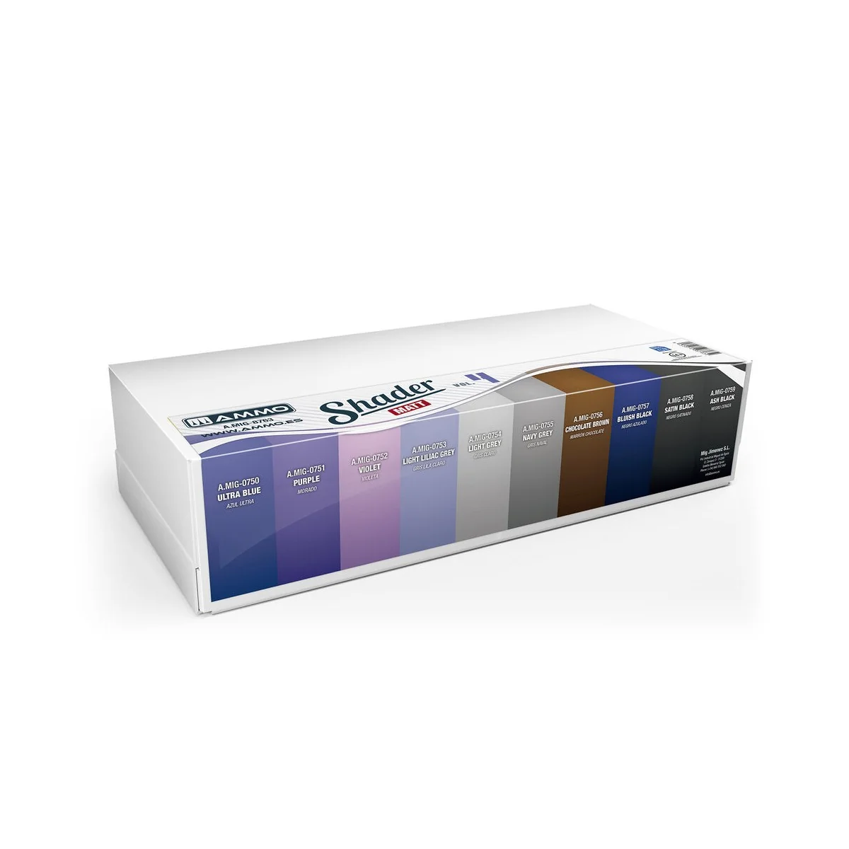 Shader Matt Vol.4 Display (10 kind of 17 ml Shaders Matt x 4 pcs. e...