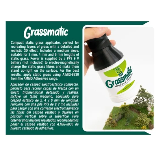 Grassmatic - Static Grass Applicator - AMMO by MIG Jimenez A.MIG-8818