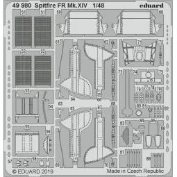 Spitfire FR Mk.XIV for Airfix - Eduard Accessories 49980