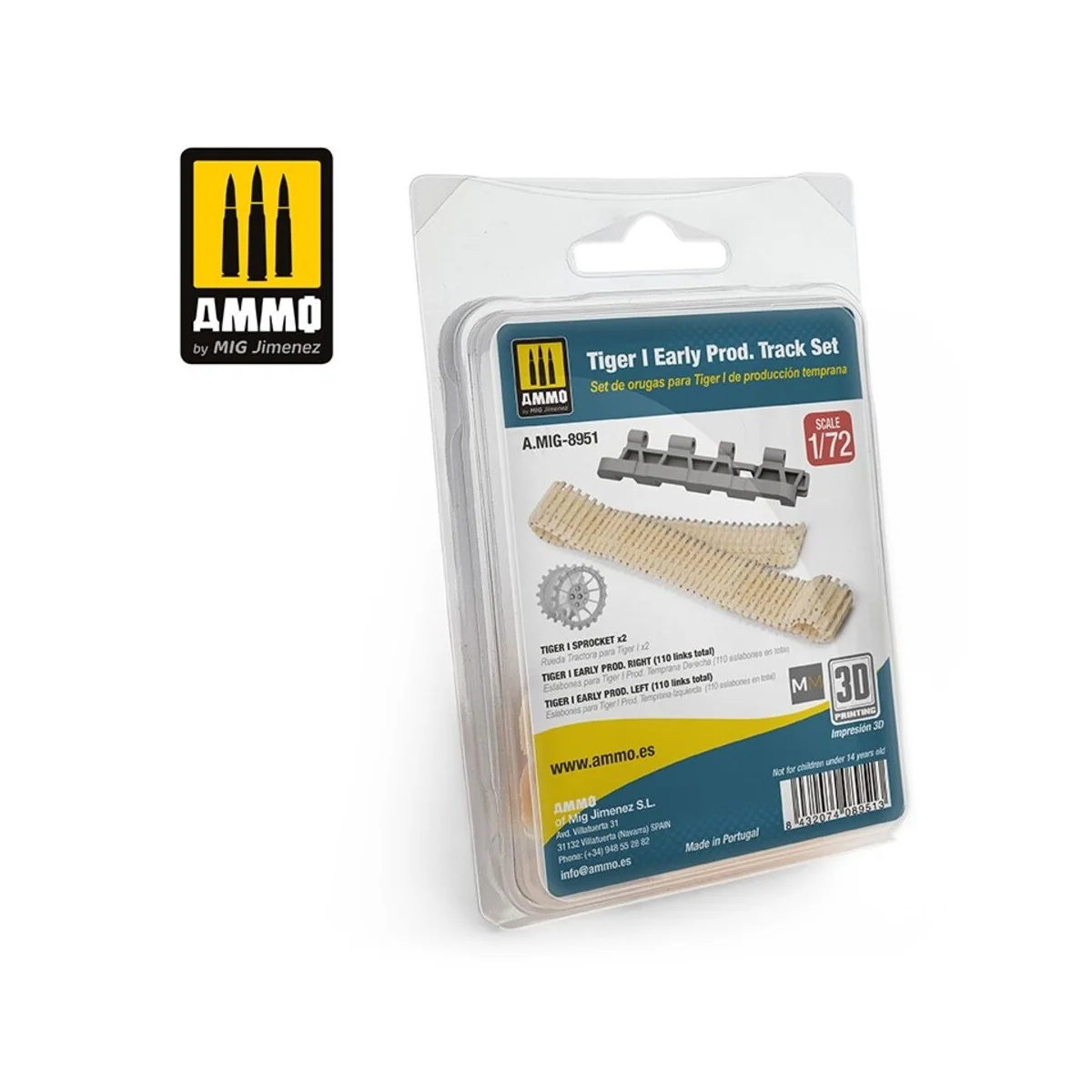 1/72 Tiger I Early Production Tracks Set, 1/72 - AMMO by MIG Jimene...