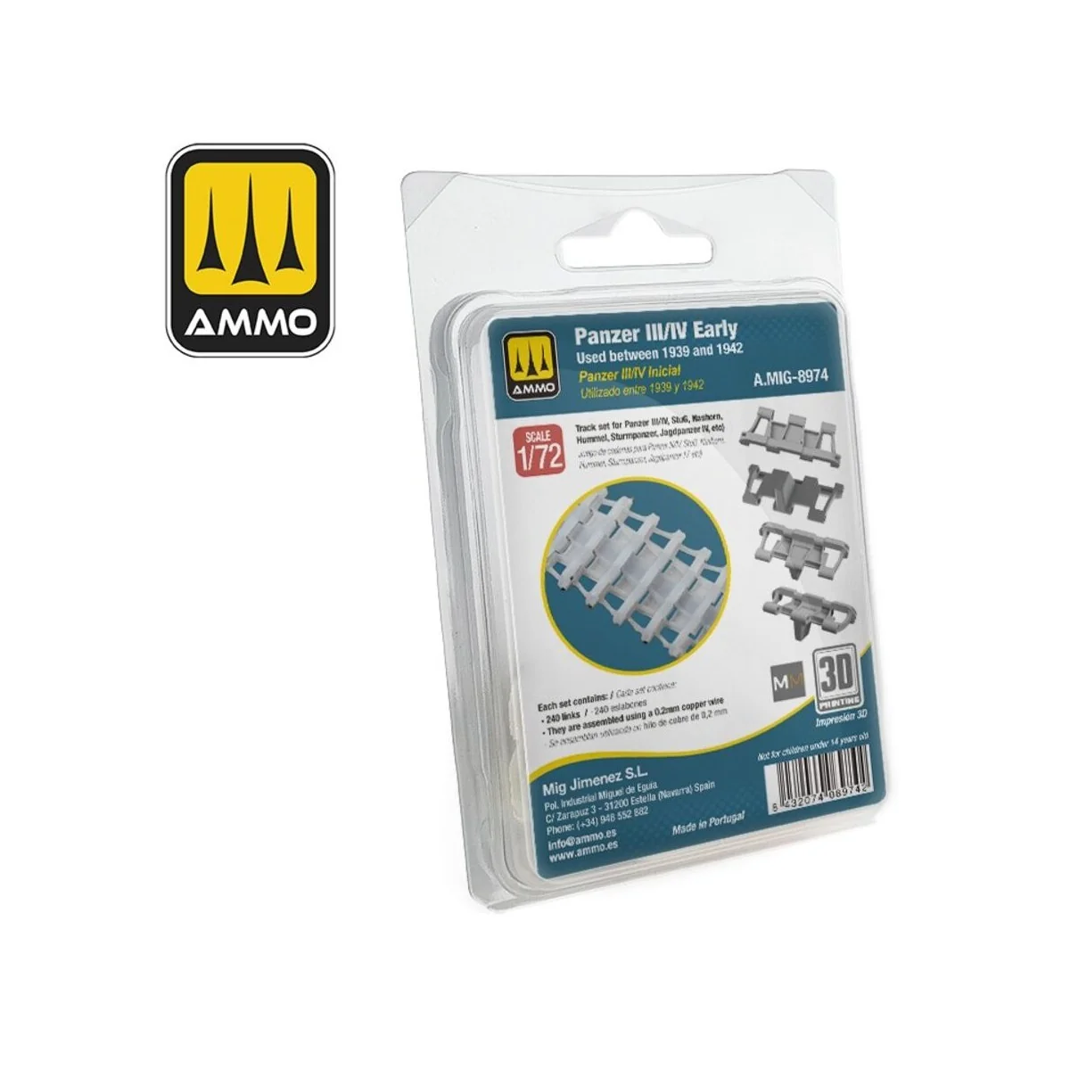 1/72 Panzer III/IV Early. Used between 1939 and 1942, 1/72 - AMMO b...