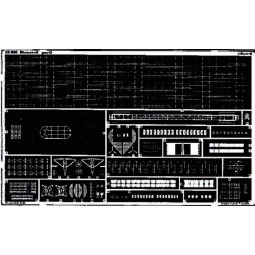 Schlachtschiff Bismarck Fotoätzsatz, 1/350 - Eduard Accessories 53002