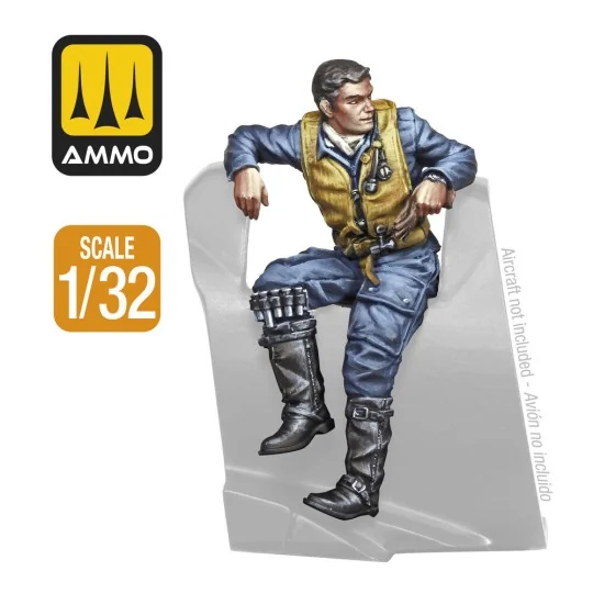 WWII German Pilot, 1/35 - AMMO by MIG Jimenez A.MIG-8978