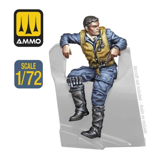 WWII German Pilot, 1/72 - AMMO by MIG Jimenez A.MIG-8980