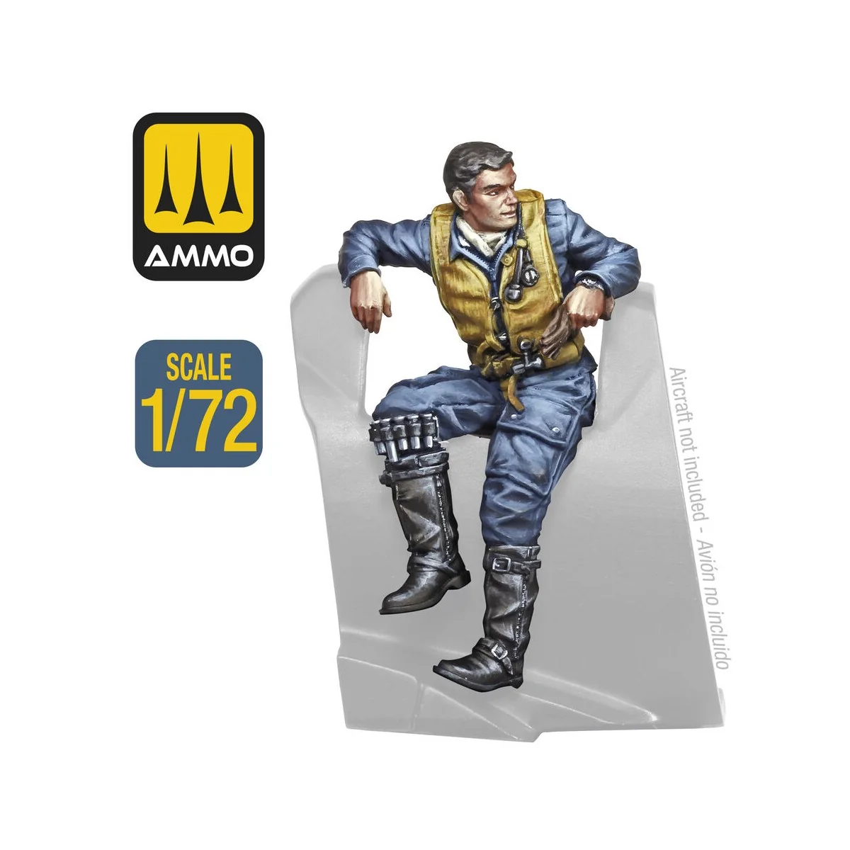 WWII German Pilot, 1/72 - AMMO by MIG Jimenez A.MIG-8980