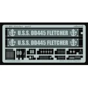 Zerstörer DD445 Fletcher Fotoätzsatz, 1/350 - Eduard Accessories 53003 Zerstörer DD445 Fletcher Fotoätzsatz, 1/350 - Eduard Accessories 53003