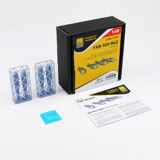 FAB-500 M62 (4 pcs), 1/48 - AMMO by MIG Jimenez A.MIG-11013