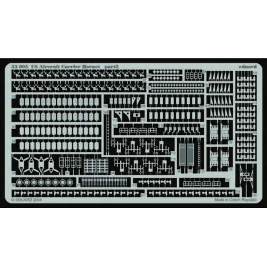 Flugzeugträger USS Hornet CV 8 Fotoätzsatz, 1/350 - Eduard Accessor...