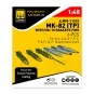 MK-82 with thermal protection and MK-15 Snakeye fin (6 pcs), 1/48 -...