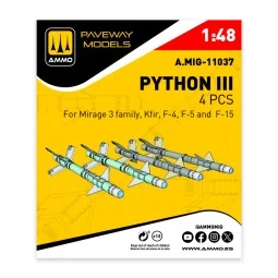 Python III (4 pcs), 1/48 - AMMO by MIG Jimenez A.MIG-11037