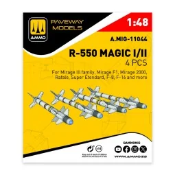 R-550 Magic I/II (4 pcs), 1/48 - AMMO by MIG Jimenez A.MIG-11044