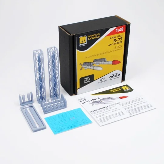 R-77 - AA-12 Adder (2 pcs), 1/48 - AMMO by MIG Jimenez A.MIG-11047